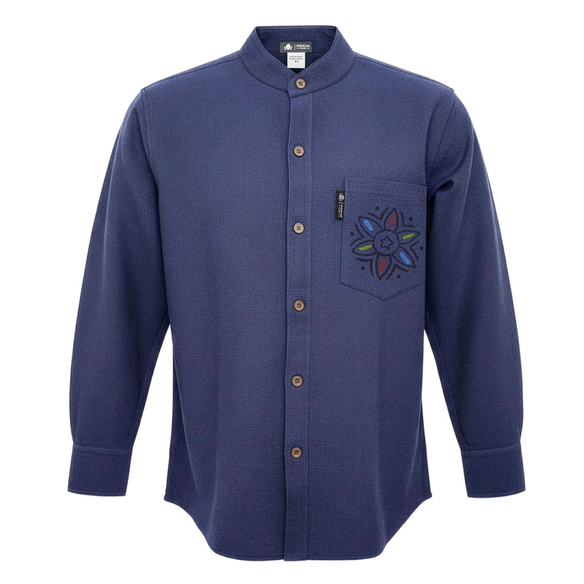 Nomad Sari Kathmandu Shirt - Indigo - XL – view 5