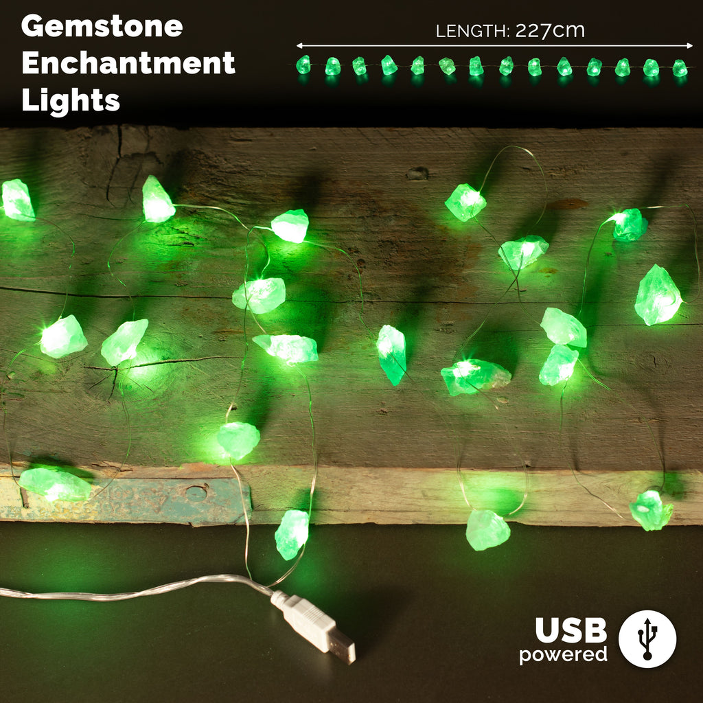 Crystal Jade Gemstone Enchantment Lights