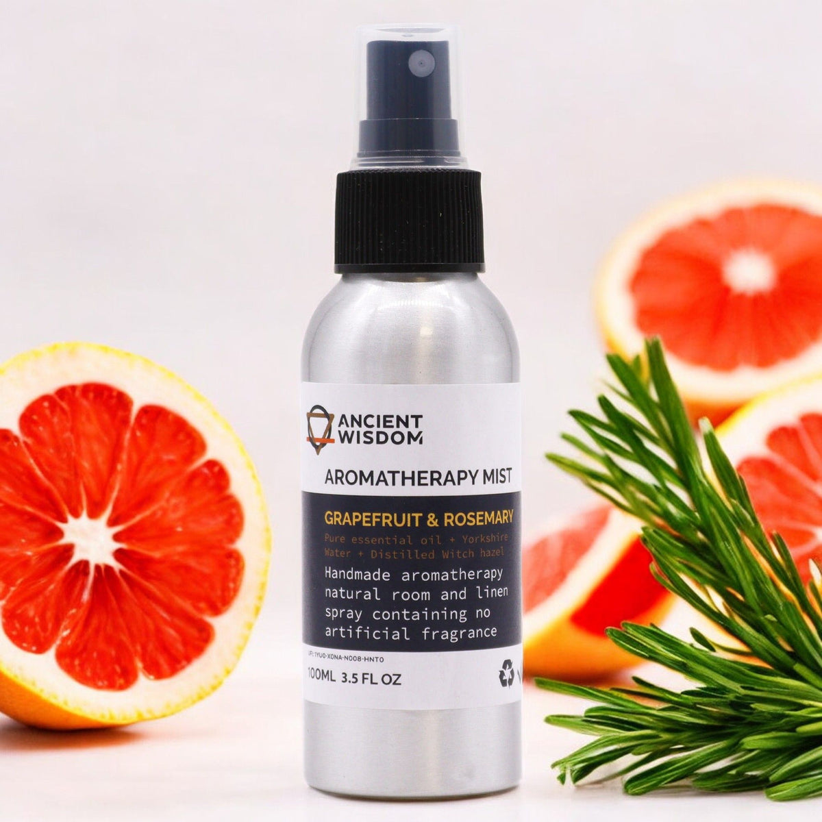 Grapefruit and Rosemary Essential Oil Room Mist, 100ml – view 2