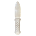 Selenite Ritual Knife, Chakra Handle, 20cm – view 2