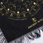 Ancient Witch All Seeing Eye Pendulum Cloth - Black & Gold – view 2