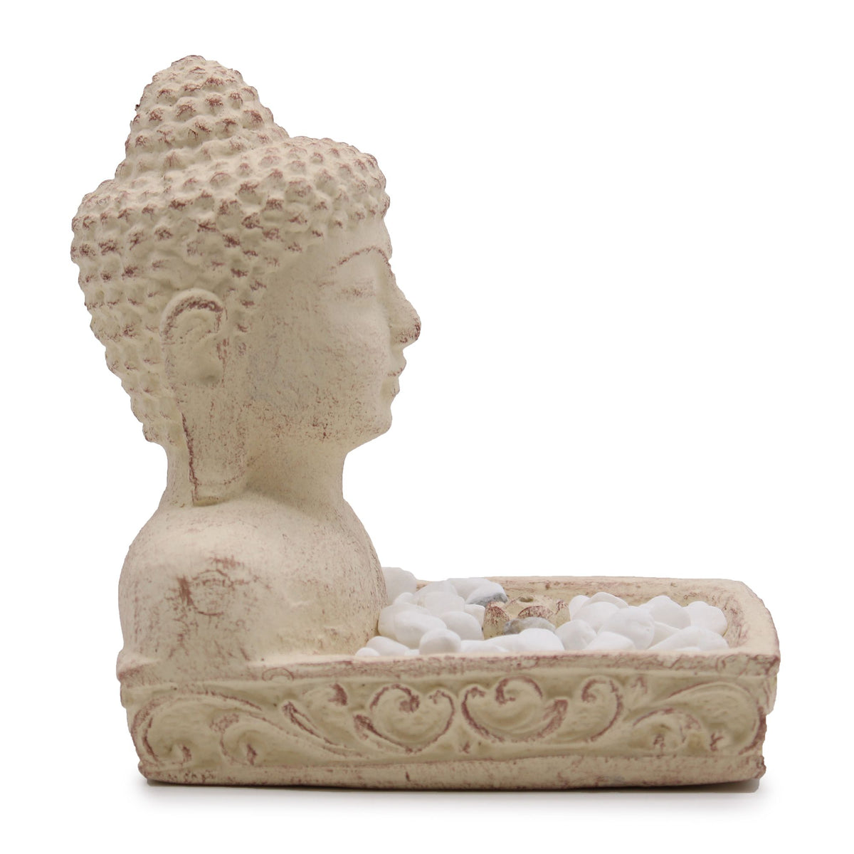 Feng Shui Buddha Incense Burner in Cream