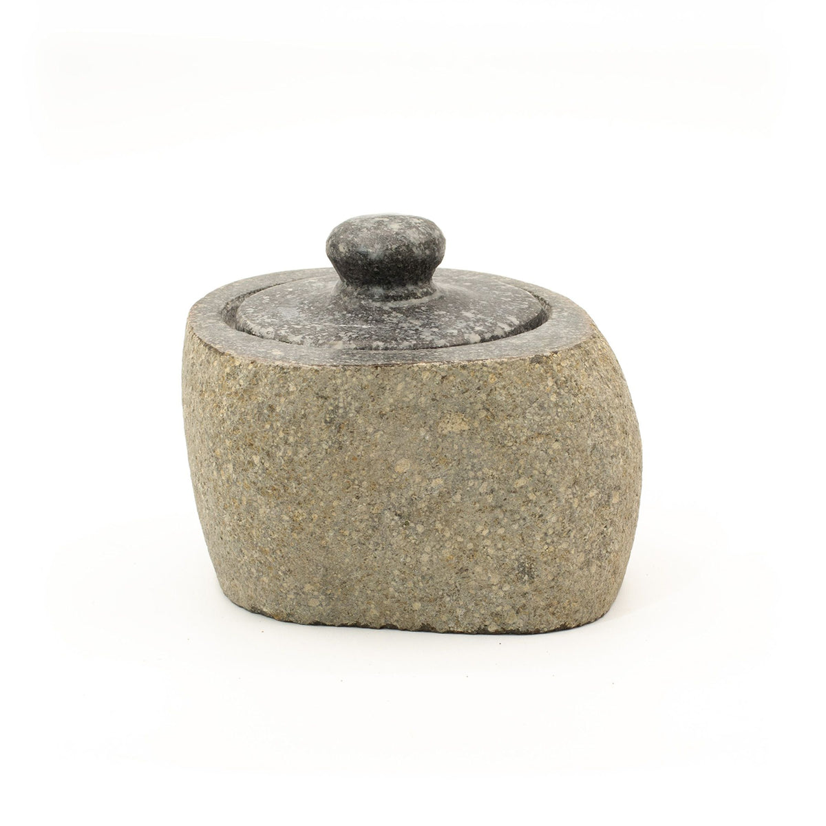 Natural Riverstone Grounding Pot - Small - approx 9x7cm – view 10