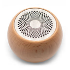 Wooden-Finish Mini Bluetooth Speaker, Mandala Grille – view 8