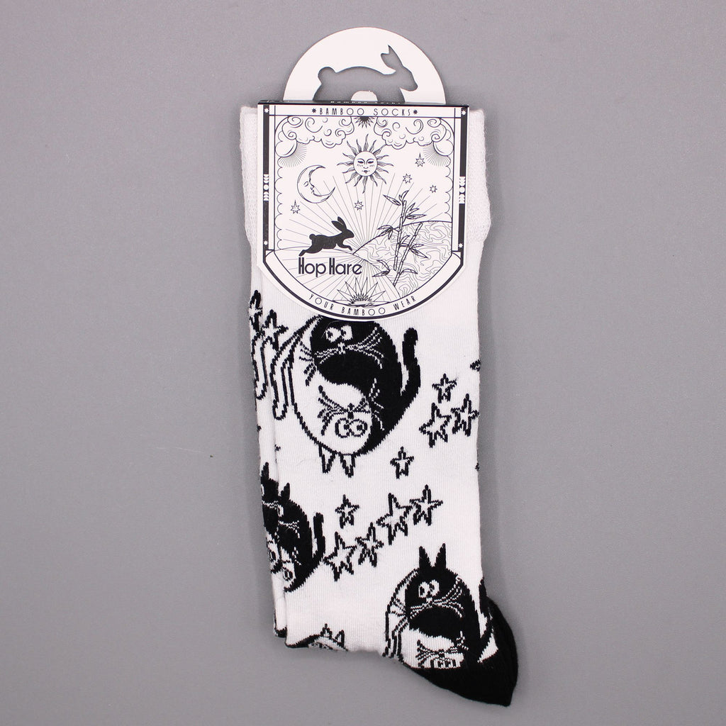 Hop Hare Bamboo Socks (36-40) - Ying Yang – view 7