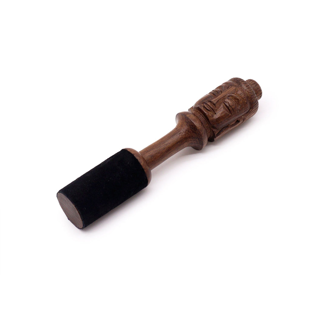 Wooden Stick 14cm with Buddha Carving for Singing Bowl
