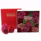 Square Soap Flower Gift Box - Vintage Roses – view 5
