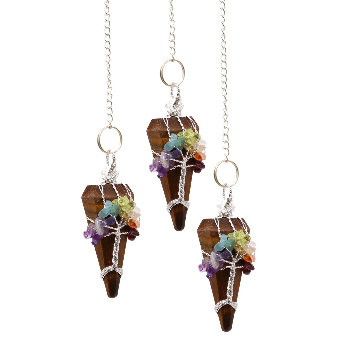 Magic Pendulum - Seven Chakra Tigereye – view 4