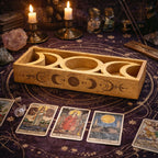 Moon Phase Tarot Tray with Card Holder – view 3