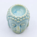 Classic Buddha Ceramic Oil Burner - Blue – view 3