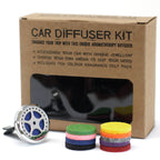 Car Diffuser Locket Kit - Wheel Design - 30mm