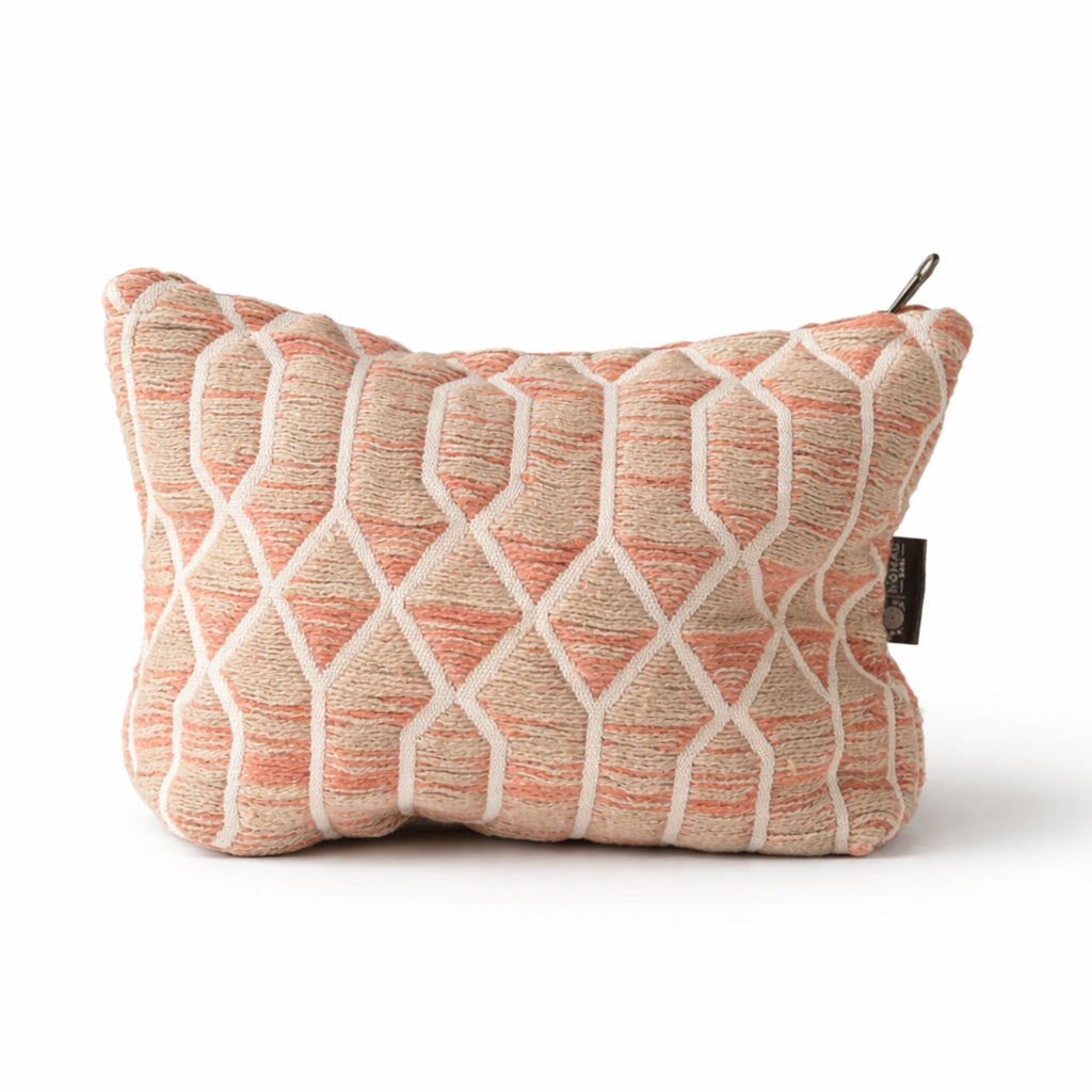 Nomad Sari Jacquard Toiletry Bag - Rose Lattice