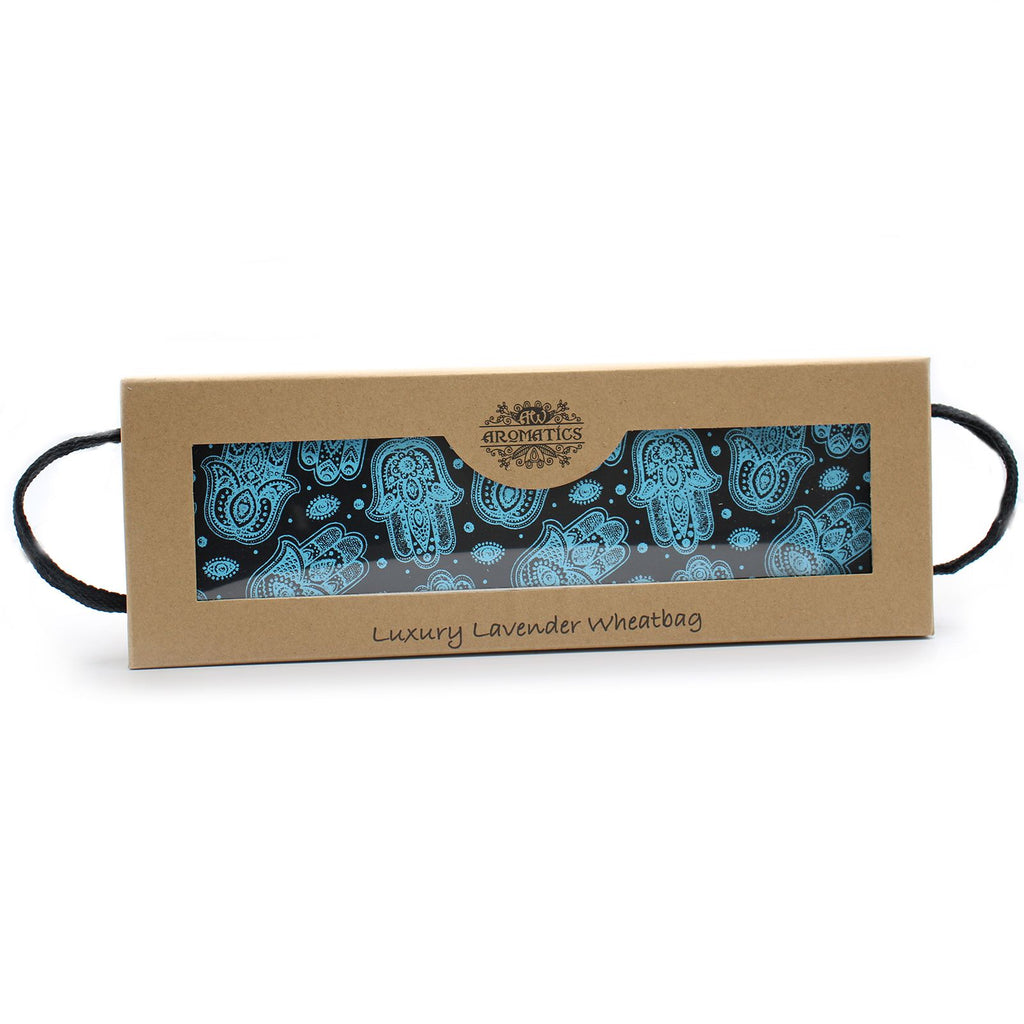 Lavender Wheat Bag Gift Box Hamsa Design – view 5