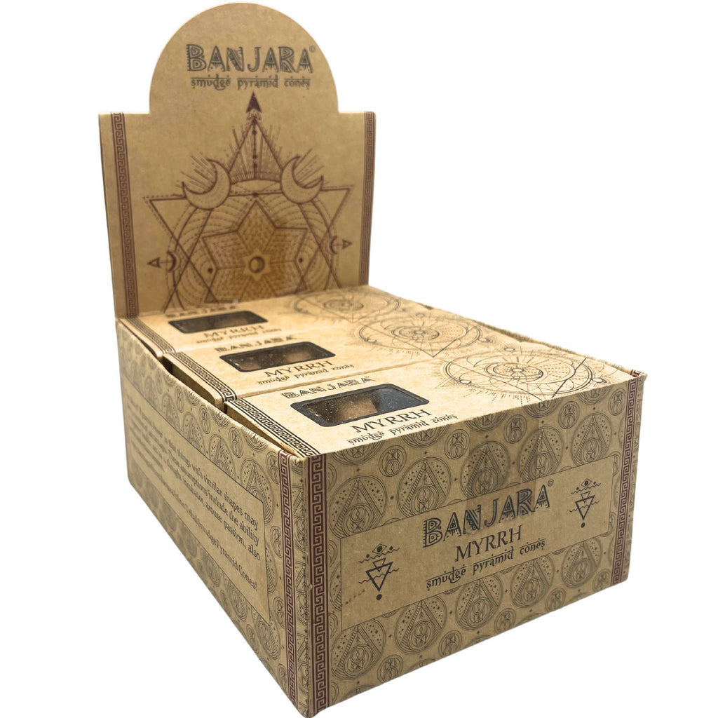 Banjara Smudge Pyramid Cones - Myrrh – view 3