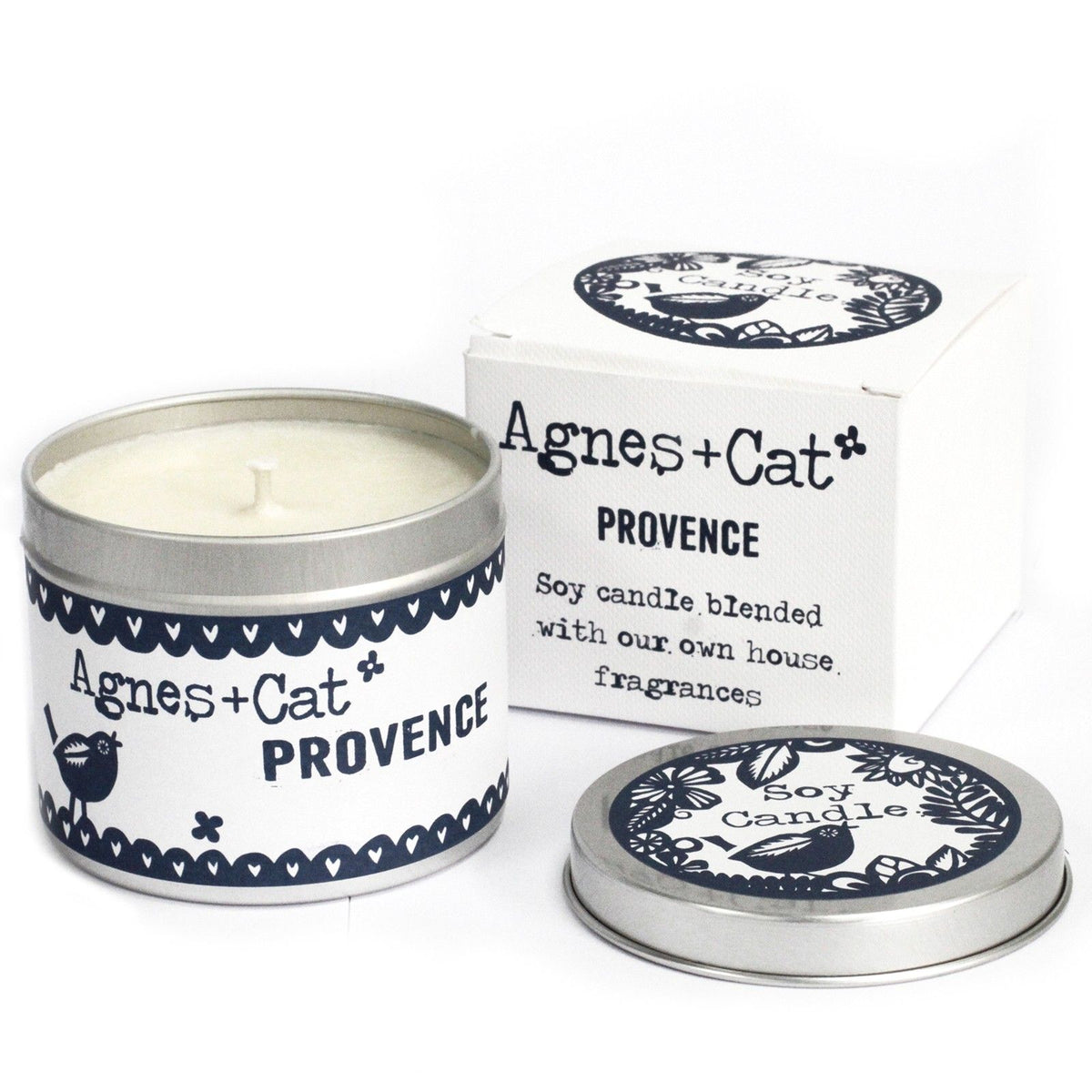 Agnes + Cat Provence Soy Wax Tin Candle