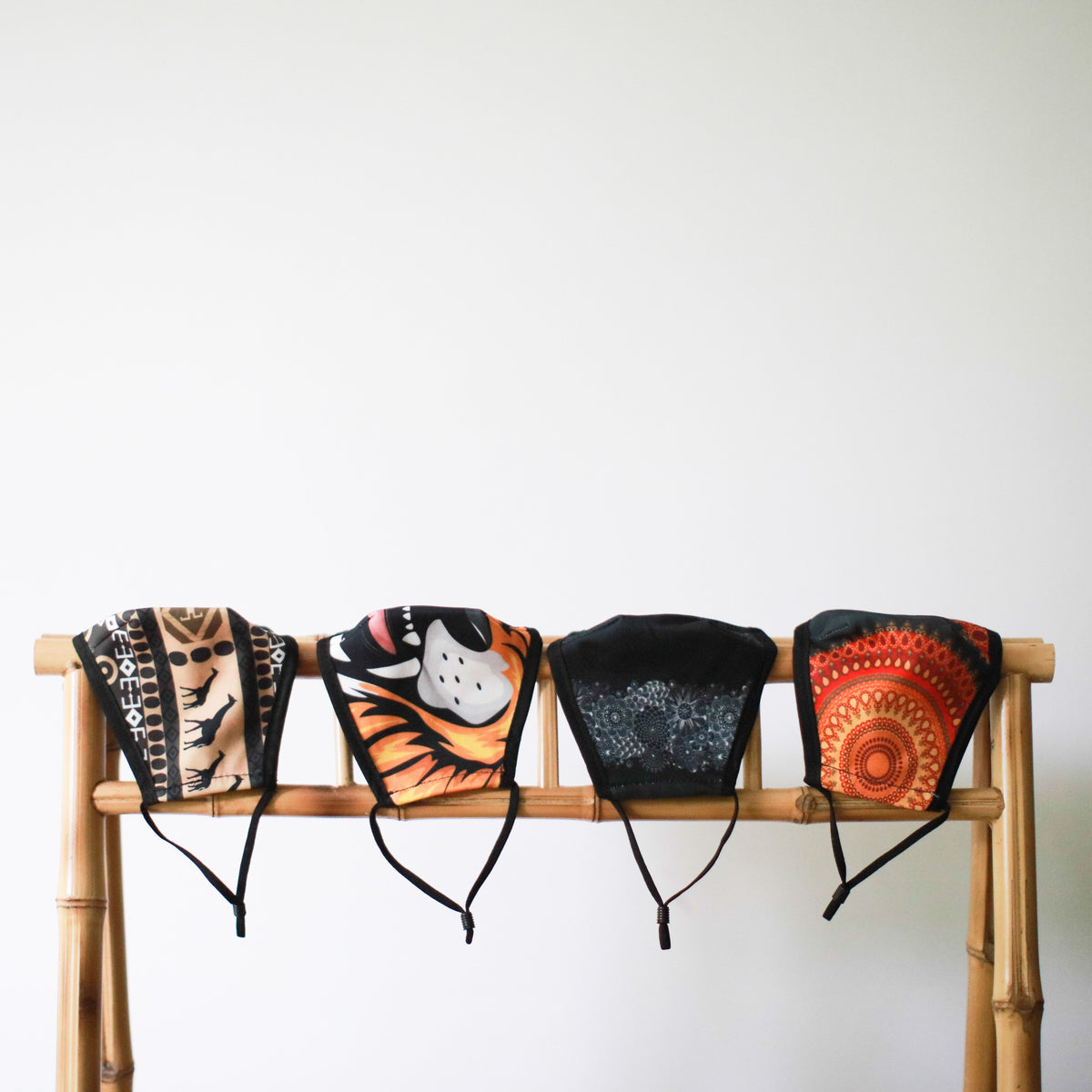 Reusable Tiger Print Face Covering for Children – view 5