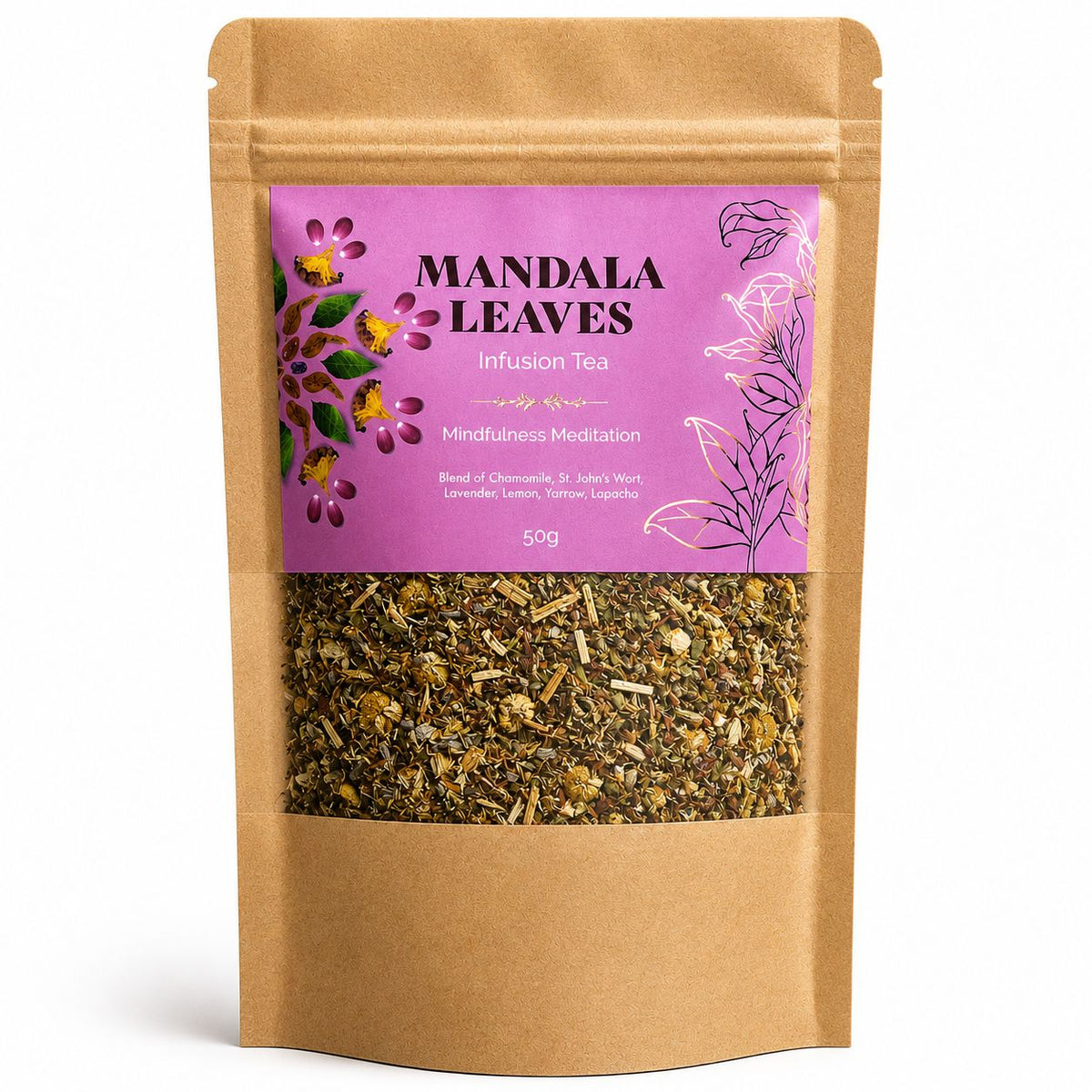 Mindfulness Meditation Chamomile Herbal Tea 50g – view 5