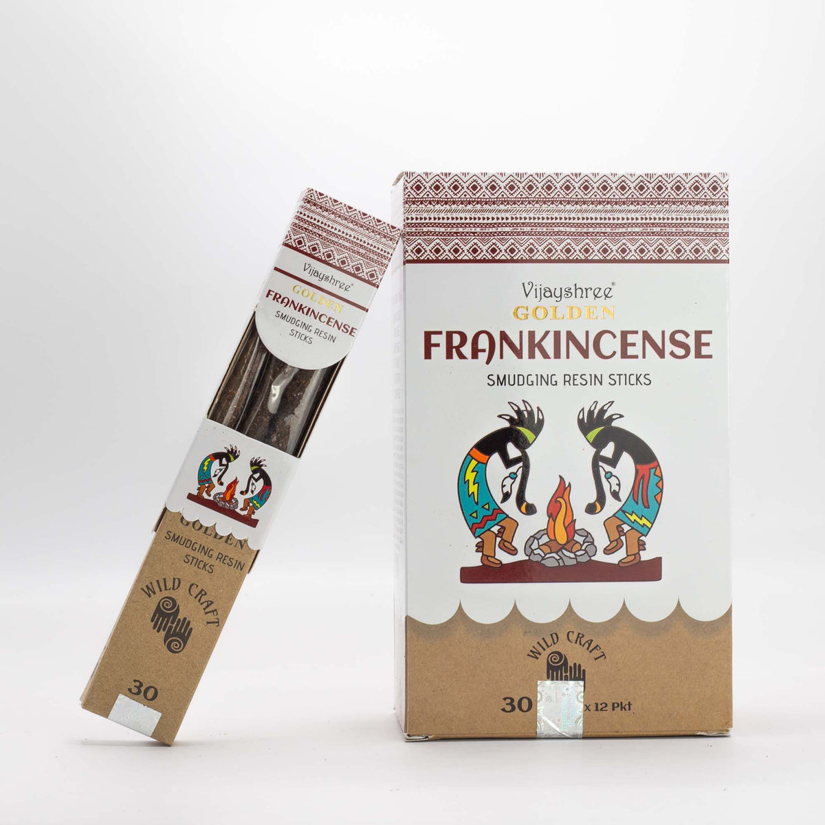 Golden Frankincense Smudging Resin Sticks - 30g Pack of 6 – view 3