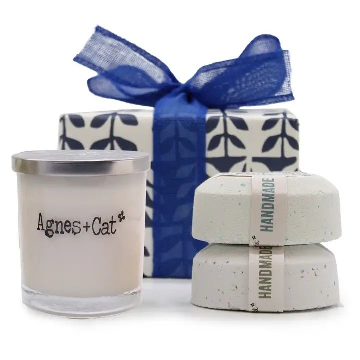 Agnes + Cat Gift Box - Parma Violet, Seasalt & Dolly Blue – view 3