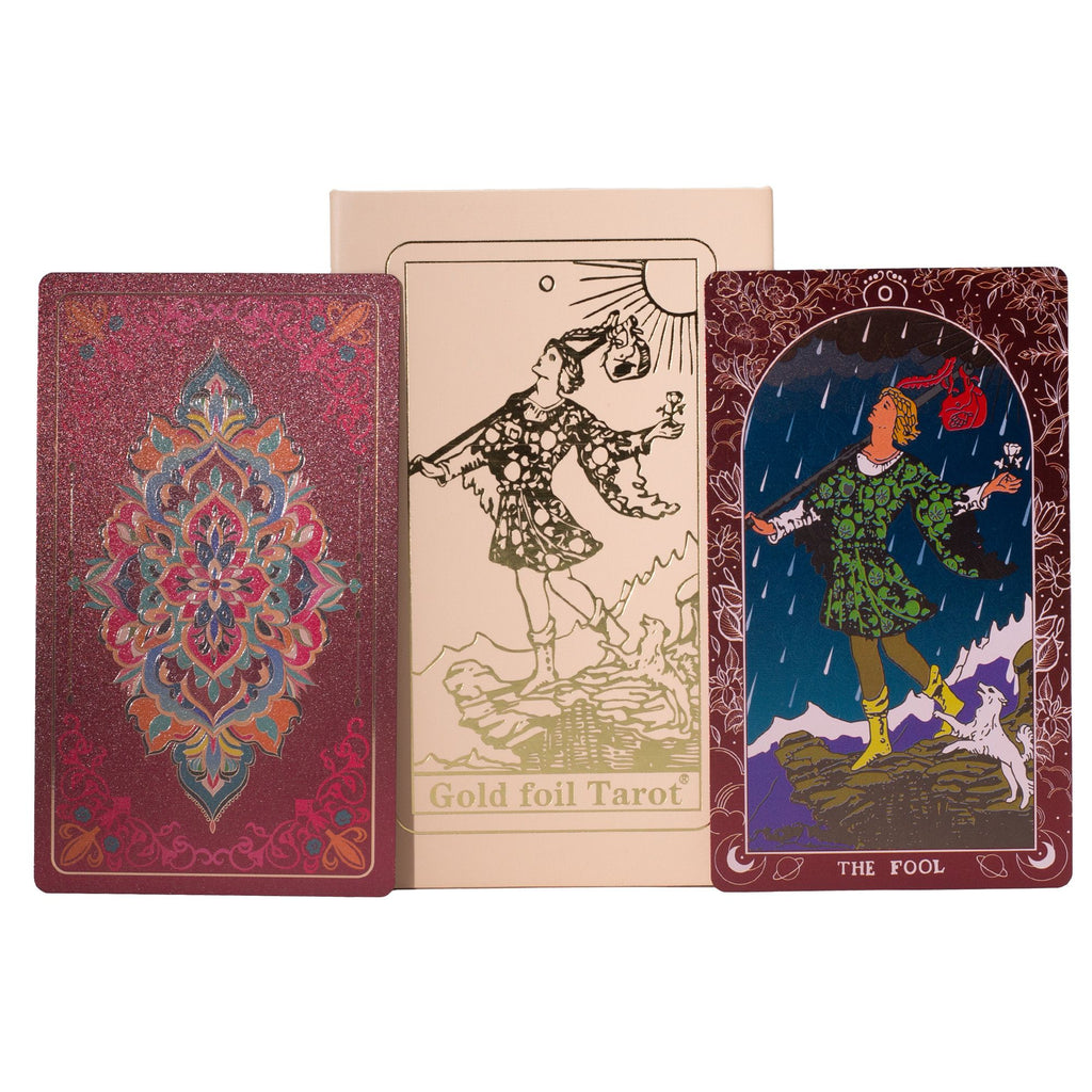 Ruby Foil Tarot Card Set in Pink Gift Box – view 2