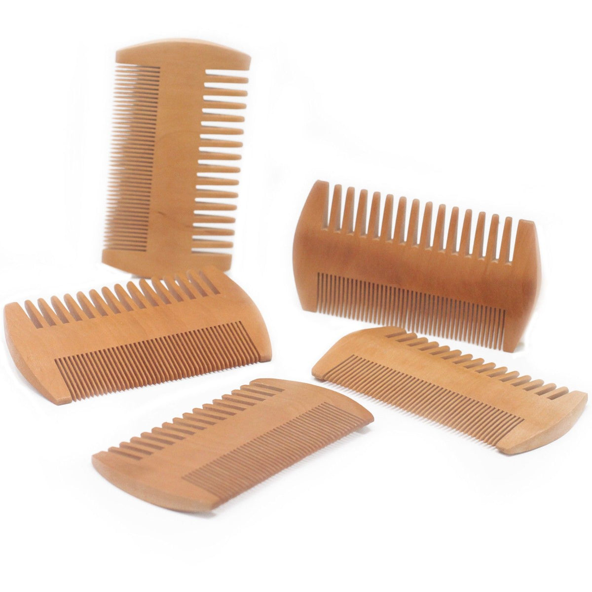 Two Sided Beard Comb - Pear Wood – view 6