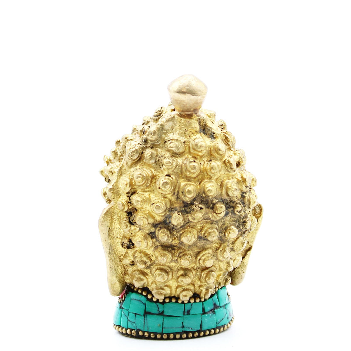 Brass Buddha Figure - Medium Head - 8 cm – view 2