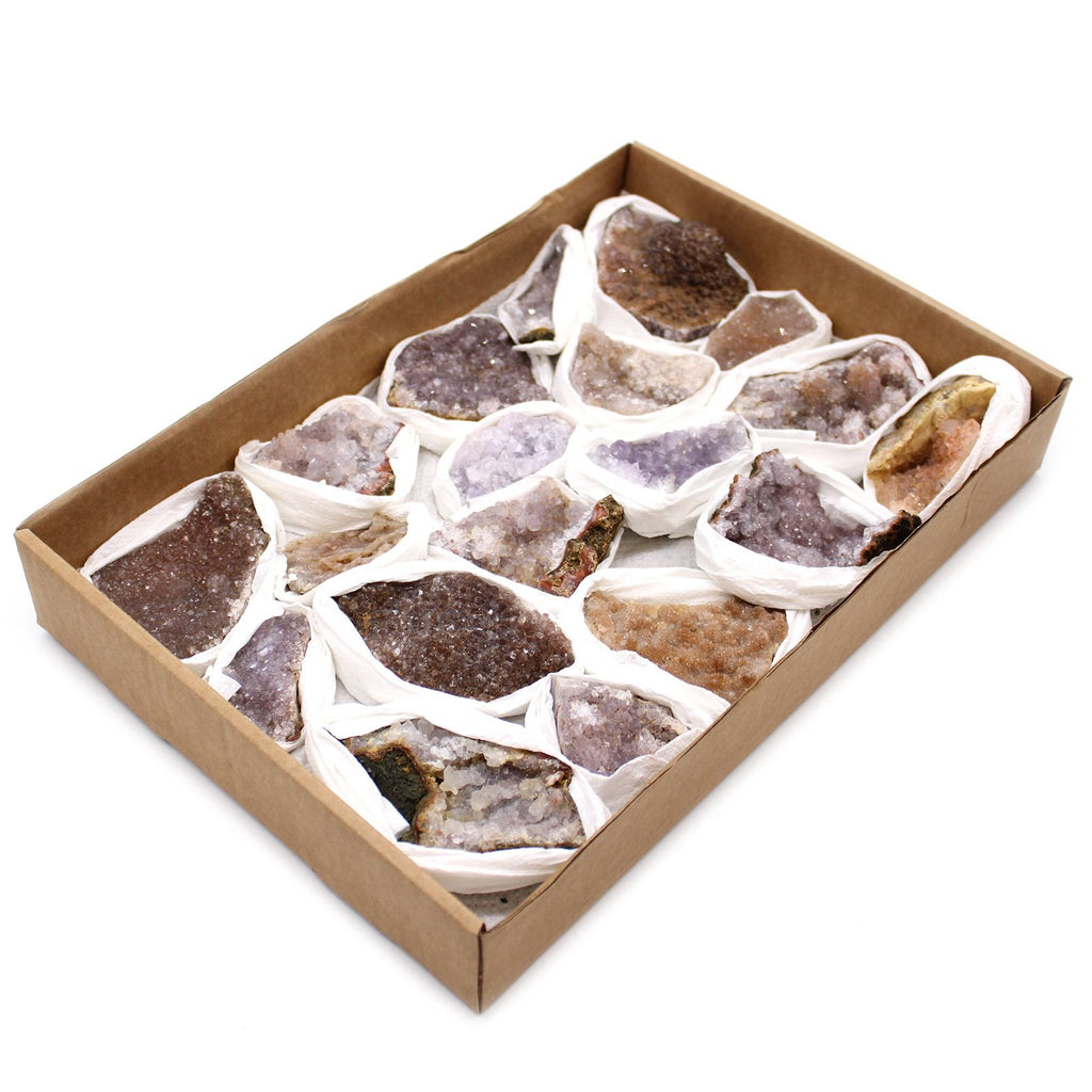 Amethyst Mineral Specimens Tray, Approx 20 Pieces – view 7