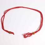 Waxed Cotton Necklace Cord 45cm - Red – view 5