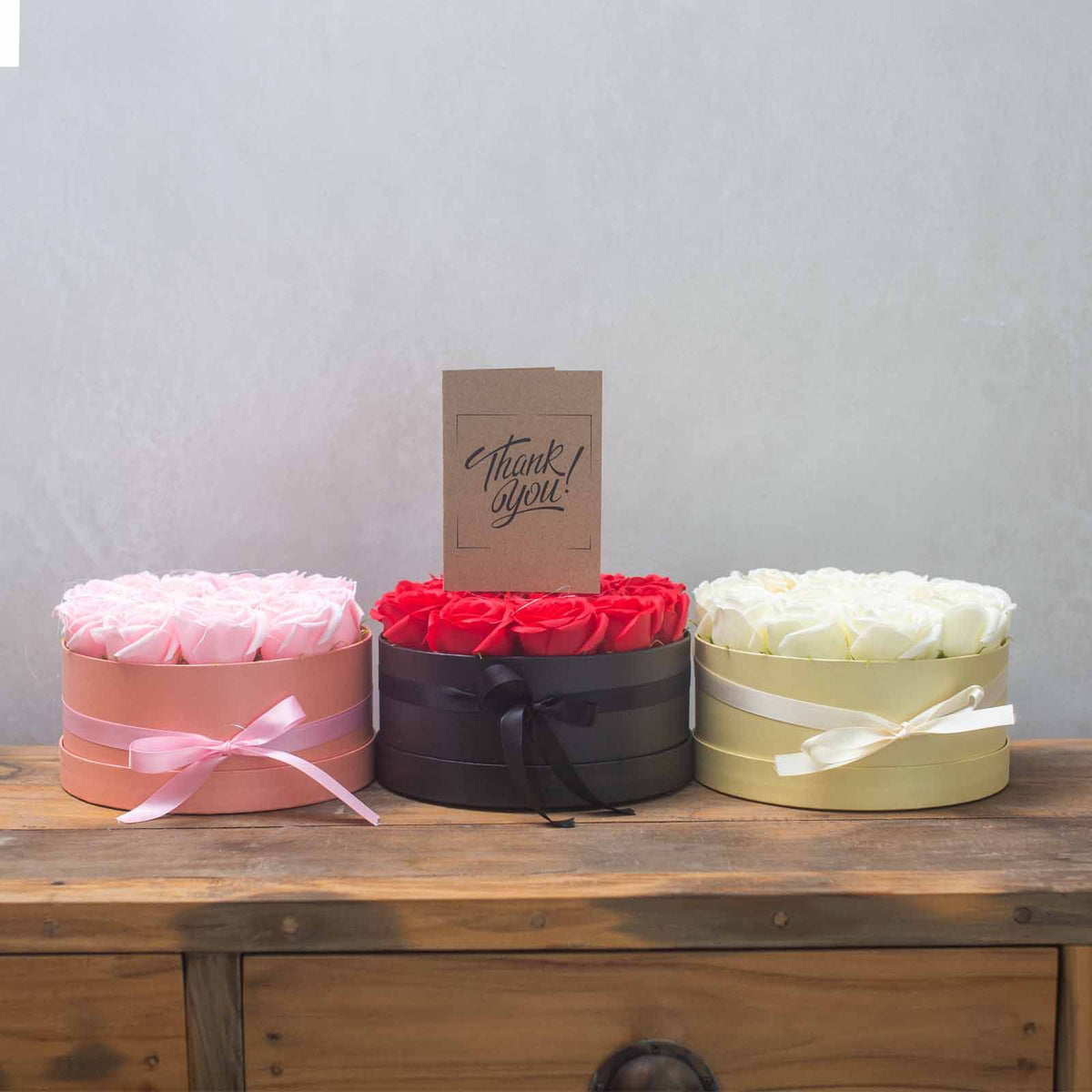 9 Pink Soap Roses Square Gift Box – view 5