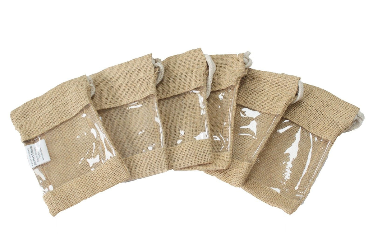 Small Jute Window Bag 16x10cm – view 2
