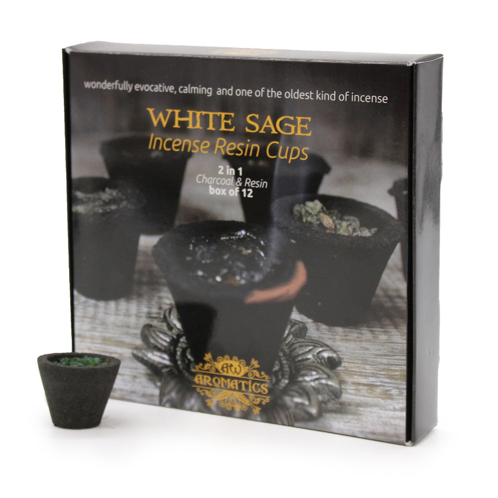 White Sage Resin Cups, Box of 12 – view 4