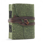 Deckled Notebook, Green Maze Pattern – 13x10 cm – view 7