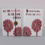 Small Notebook with Strap - Flowers in the Same Garden – view 3