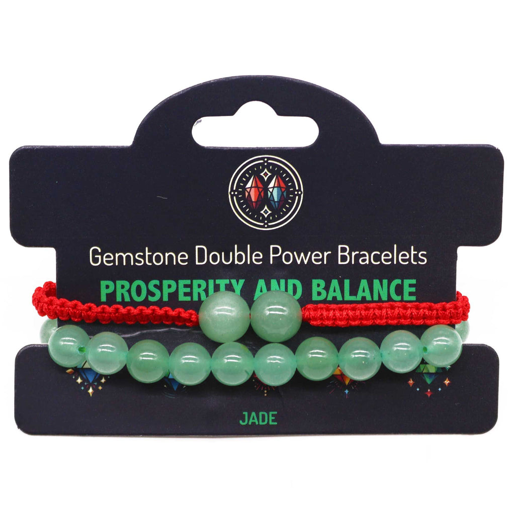 Jade Double Power Bracelet Set – view 2