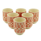 Herbal Tea Cups - Amber, Set of 6