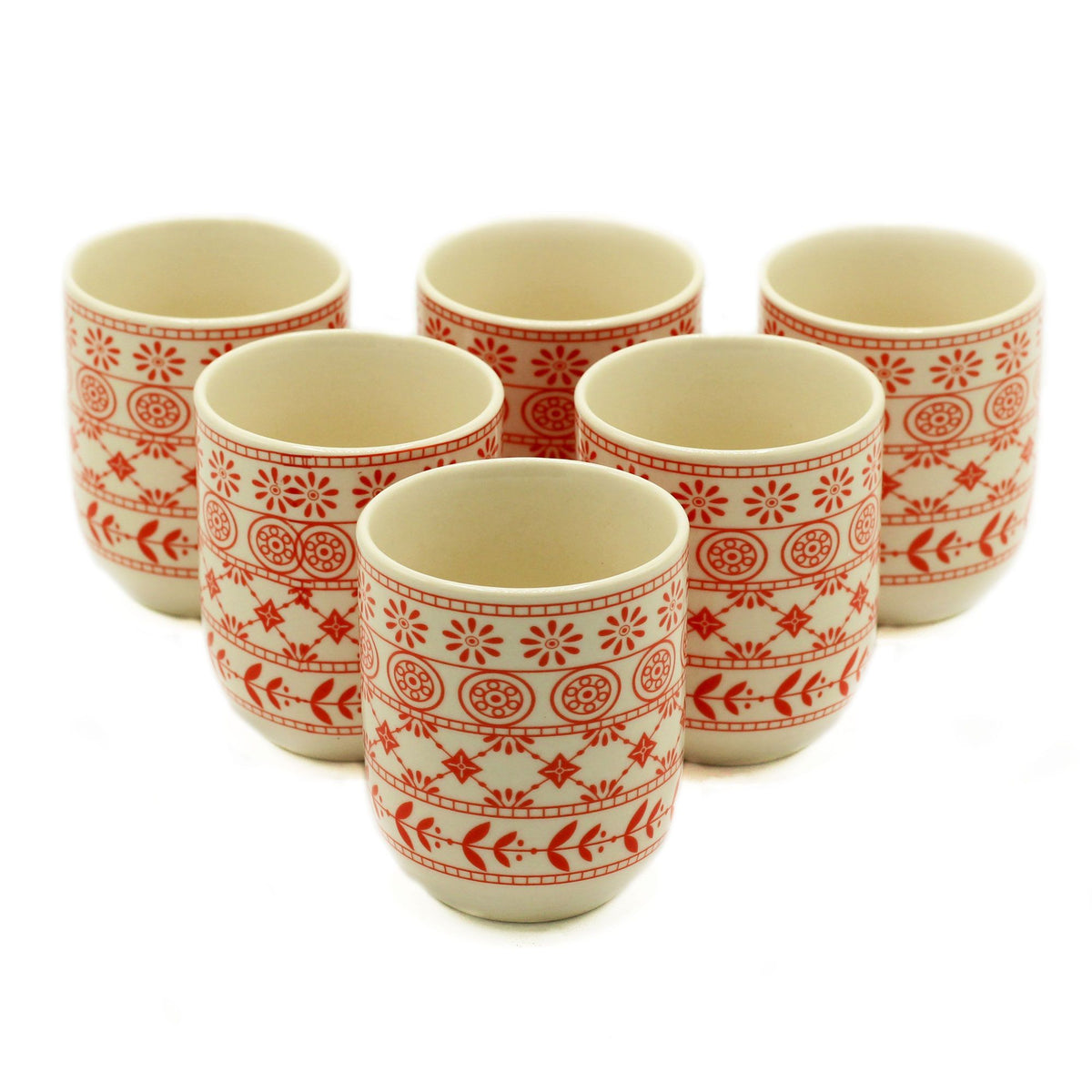 Herbal Tea Cups - Amber, Set of 6