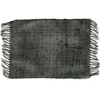 Seagrass Fringe Placemat - Charcoal – view 2