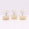 Mini Gemstone Tree on Orgonite Base, Rock Quartz