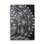 Grey Half Buddha Mandala - 60 x 80cm