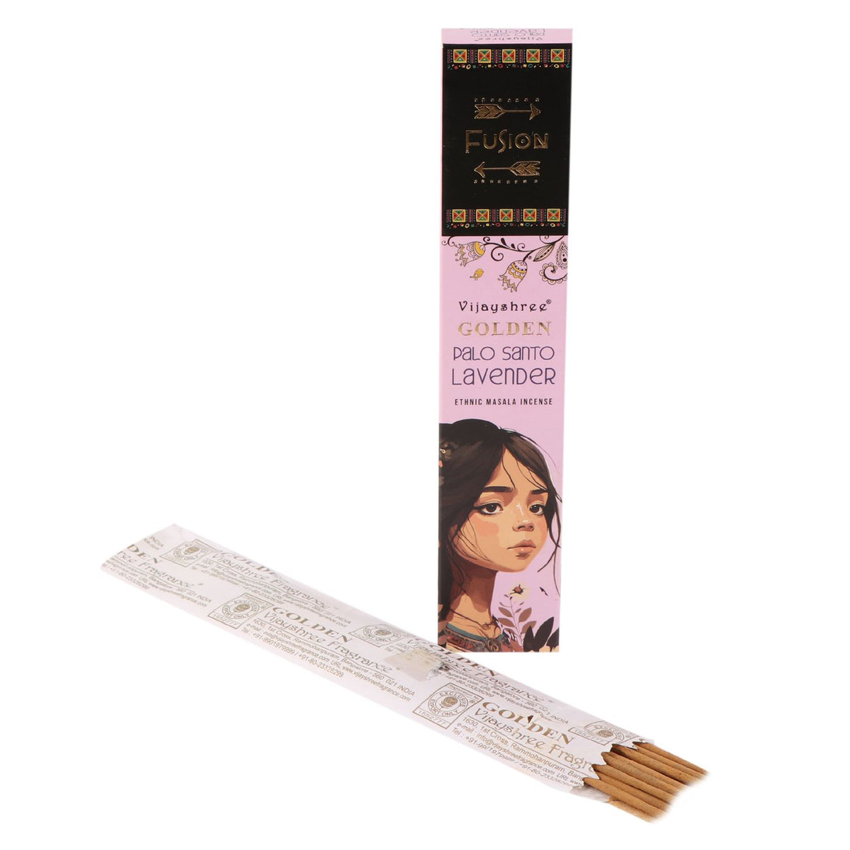 Golden Palo Santo and Lavender Incense Sticks 15g – view 4