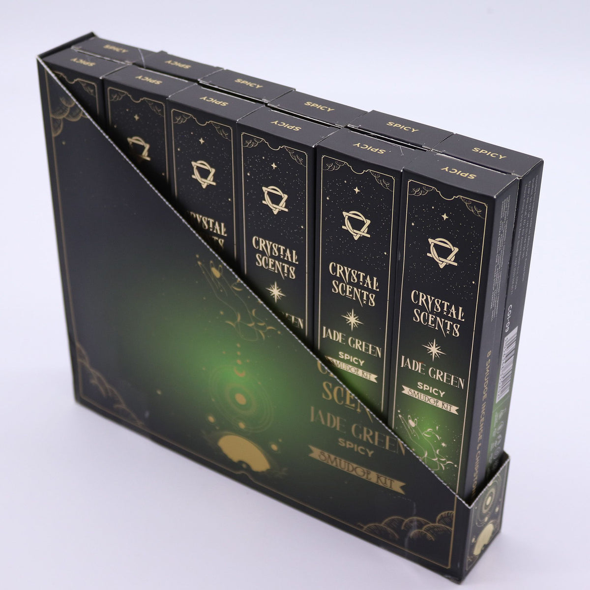 Jade Crystal Scents Smudge Incense Sticks - Spicy – view 6