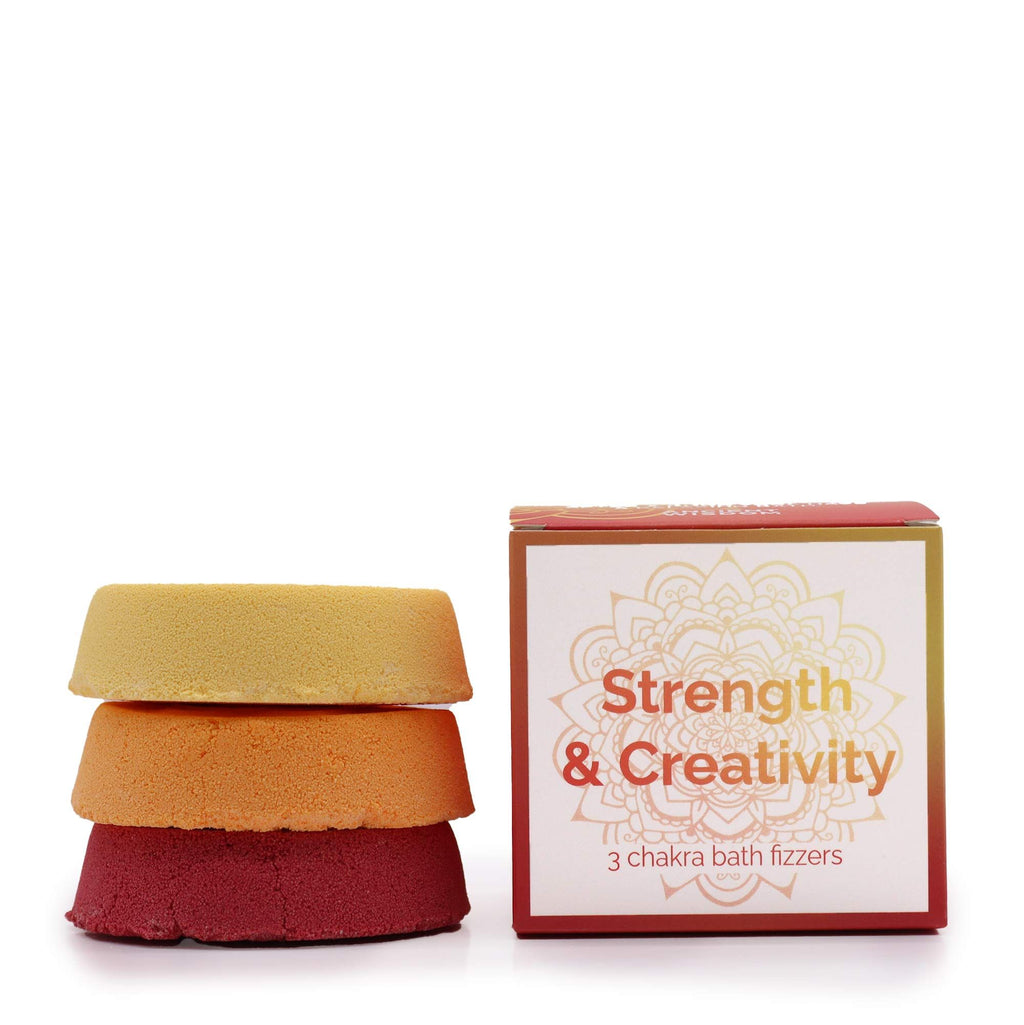 Chakra Bath Fizzers Small Box - Strength & Creativity – view 2