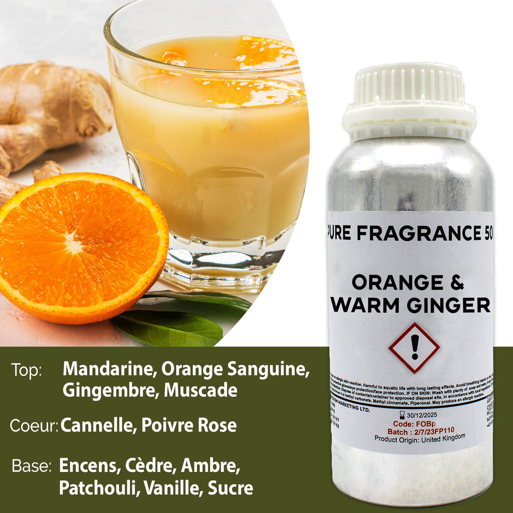 Orange & Warm Ginger Pure Fragrance Oil - 500ml – view 2