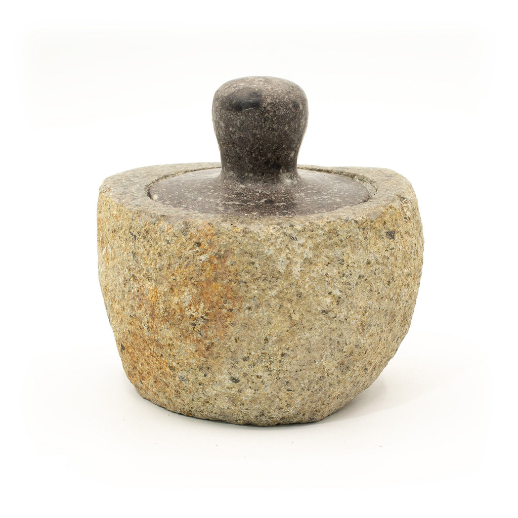 Natural Riverstone Grounding Pot - Medium - approx 12x8cm – view 7