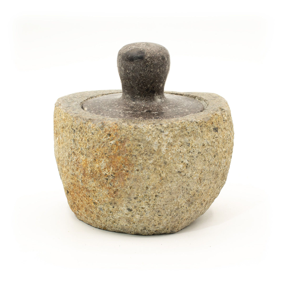 Natural Riverstone Grounding Pot - Medium - approx 12x8cm – view 7