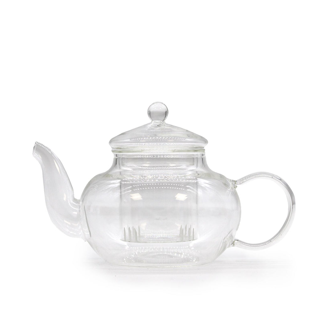 Glass Infuser Teapot - Round Pearl - 400ml Large – view 5