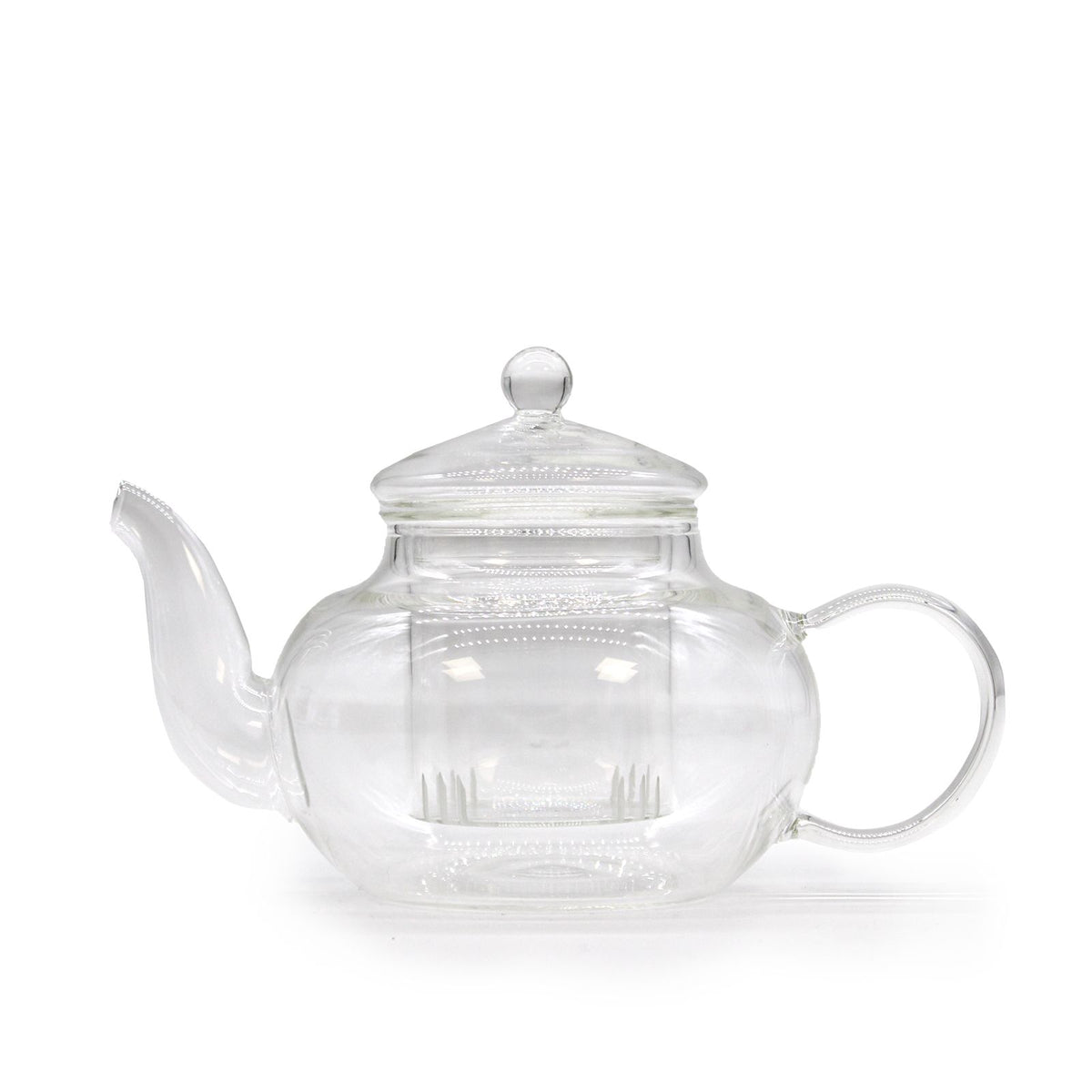 Glass Infuser Teapot - Round Pearl - 400ml Large – view 5