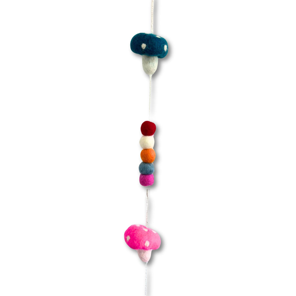 Felt Wall Hanging 110cm - Mushrooms, Random Colours – view 6