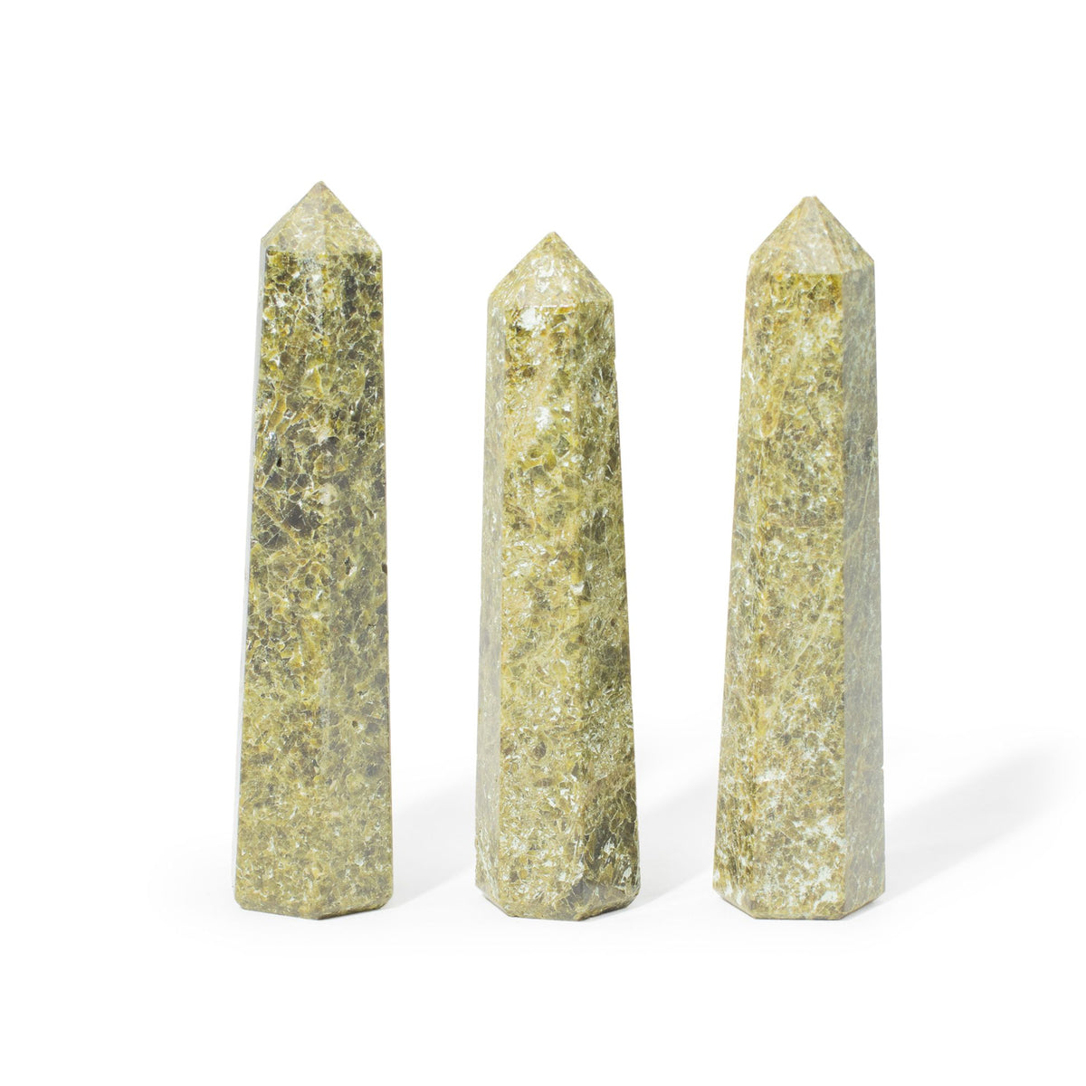 Epidote Six Face Obelisk Point approx 11cm