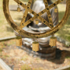 Iron Pentagon Wind Chime with Cow Bells, 25x49cm – view 10